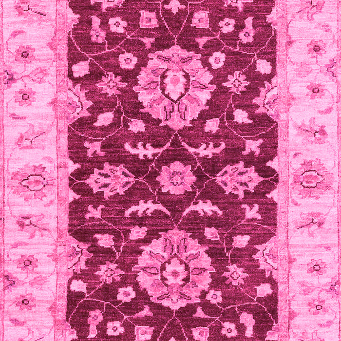 Machine Washable Oriental Pink Traditional Rug, wshabs3847pnk