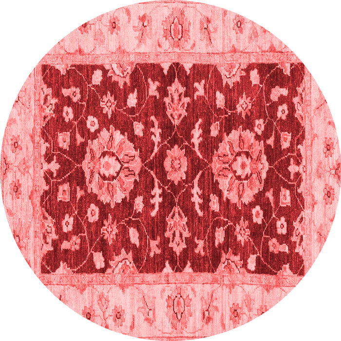 Machine Washable Oriental Red Traditional Rug, wshabs3847red