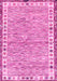 Machine Washable Abstract Pink Modern Rug, wshabs3848pnk