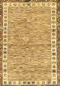 Abstract Brown Modern Rug, abs3848brn