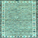 Square Machine Washable Abstract Light Blue Modern Rug, wshabs3848lblu