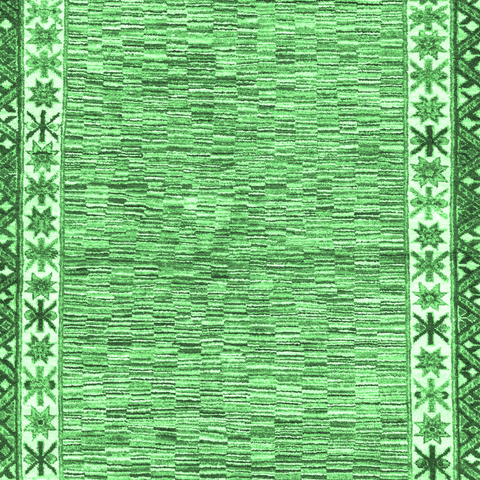 Machine Washable Abstract Emerald Green Modern Area Rugs, wshabs3848emgrn
