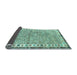 Sideview of Abstract Light Blue Modern Rug, abs3848lblu