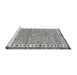 Sideview of Machine Washable Abstract Gray Modern Rug, wshabs3848gry