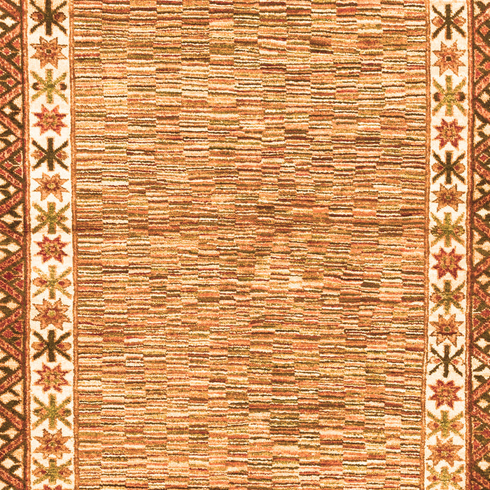 Machine Washable Abstract Orange Modern Area Rugs, wshabs3848org