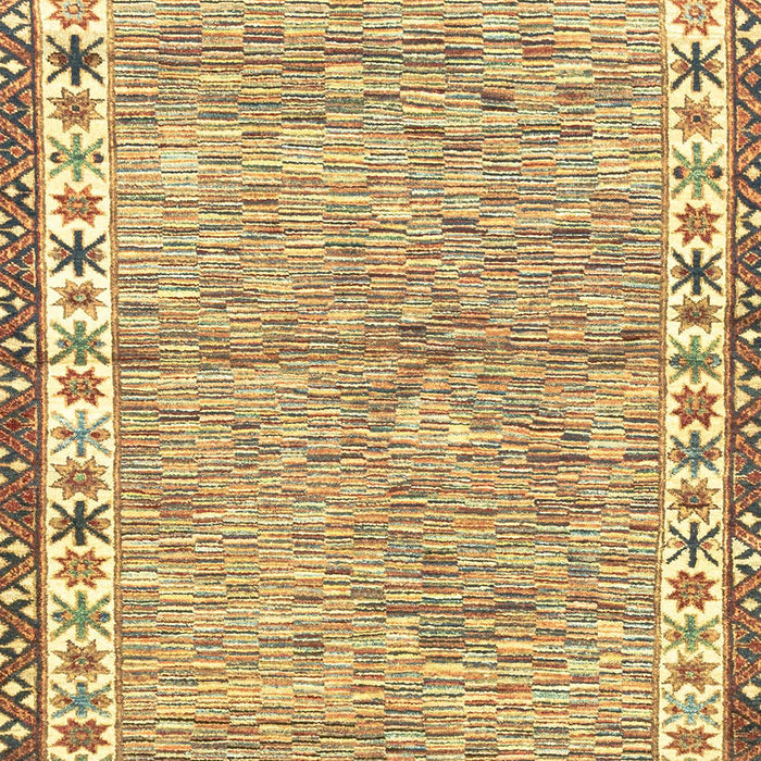 Abstract Chrome Gold Yellow Modern Rug, abs3848