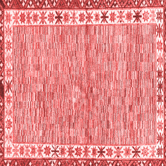 Abstract Red Modern Rug, abs3848red