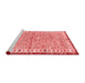 Modern Red Washable Rugs