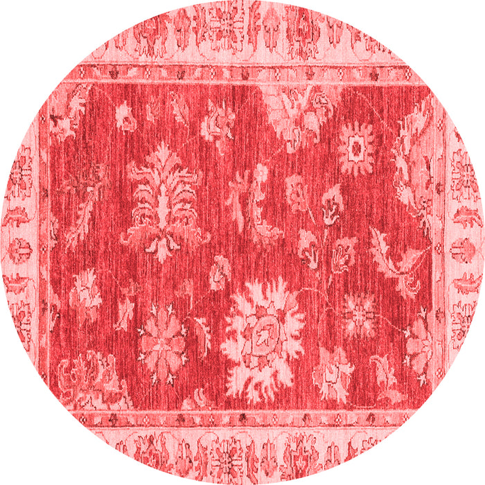 Machine Washable Oriental Red Modern Rug, wshabs3849red