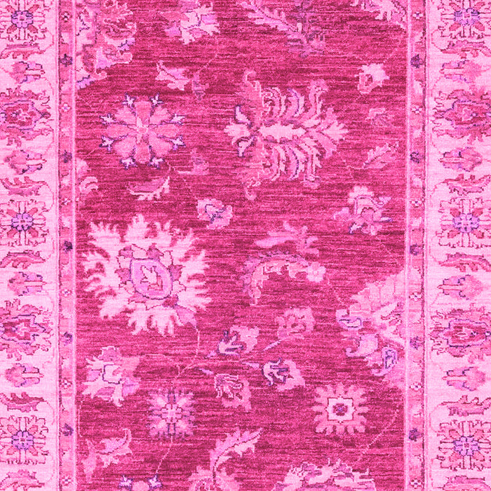 Machine Washable Oriental Pink Modern Rug, wshabs3849pnk