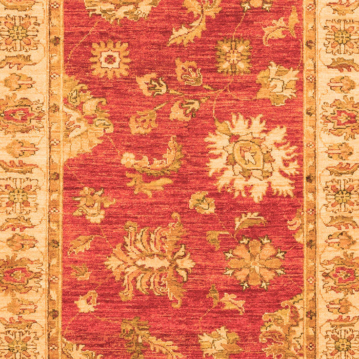 Machine Washable Oriental Orange Modern Area Rugs, wshabs3849org