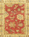 Machine Washable Abstract Orange Red Rug, wshabs3849