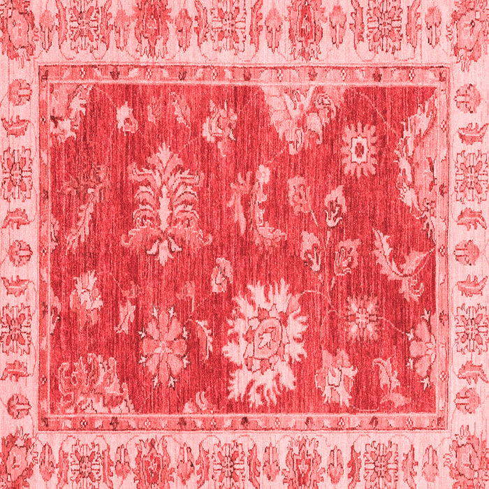 Machine Washable Oriental Red Modern Rug, wshabs3849red