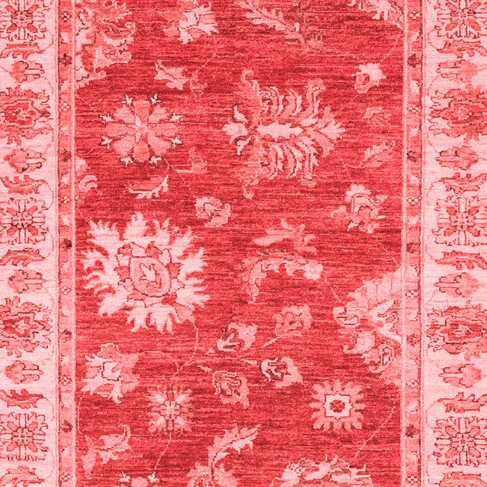 Machine Washable Oriental Red Modern Rug, wshabs3849red