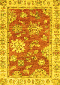 Oriental Yellow Modern Rug, abs3849yw