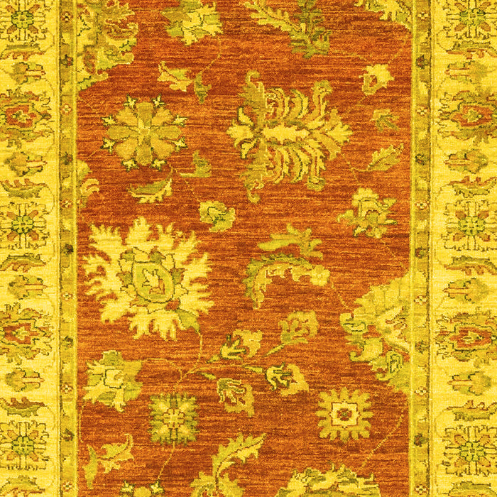 Oriental Yellow Modern Rug, abs3849yw