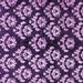 Square Abstract Purple Modern Rug, abs384pur