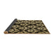 Sideview of Abstract Brown Modern Rug, abs384brn