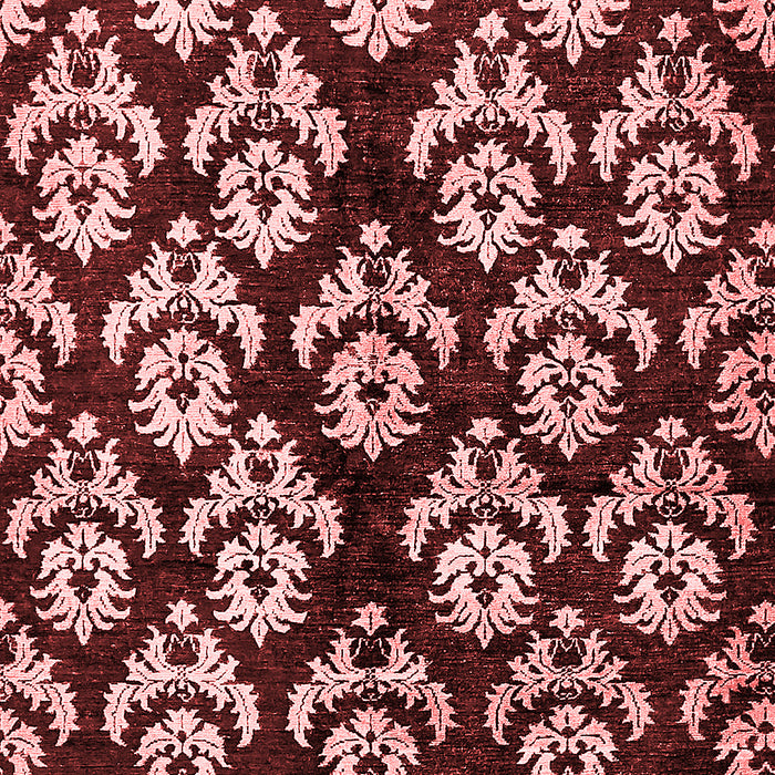 Machine Washable Abstract Red Modern Rug, wshabs384red