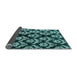 Sideview of Abstract Light Blue Modern Rug, abs384lblu