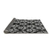 Sideview of Abstract Gray Modern Rug, abs384gry