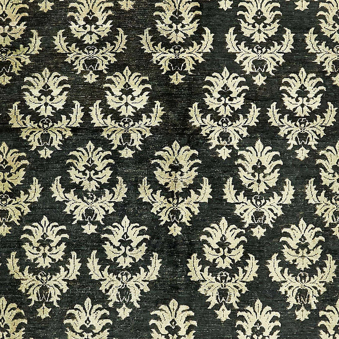 Machine Washable Abstract Olive Green Rug, wshabs384