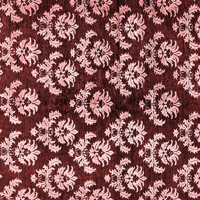 Machine Washable Abstract Red Modern Rug, wshabs384red