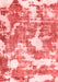 Abstract Red Modern Area Rugs