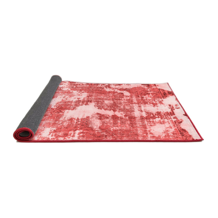 Abstract Red Modern Area Rugs