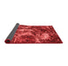 Abstract Red Modern Area Rugs