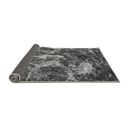 Sideview of Abstract Gray Modern Rug, abs3851gry