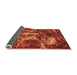 Sideview of Abstract Orange Modern Rug, abs3851org