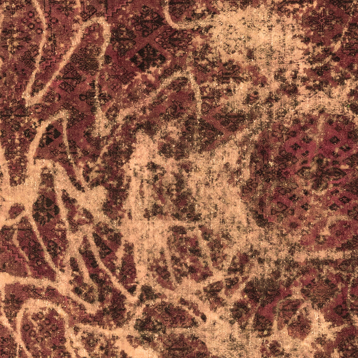 Machine Washable Abstract Brown Modern Rug, wshabs3851brn