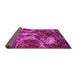 Sideview of Abstract Pink Modern Rug, abs3851pnk