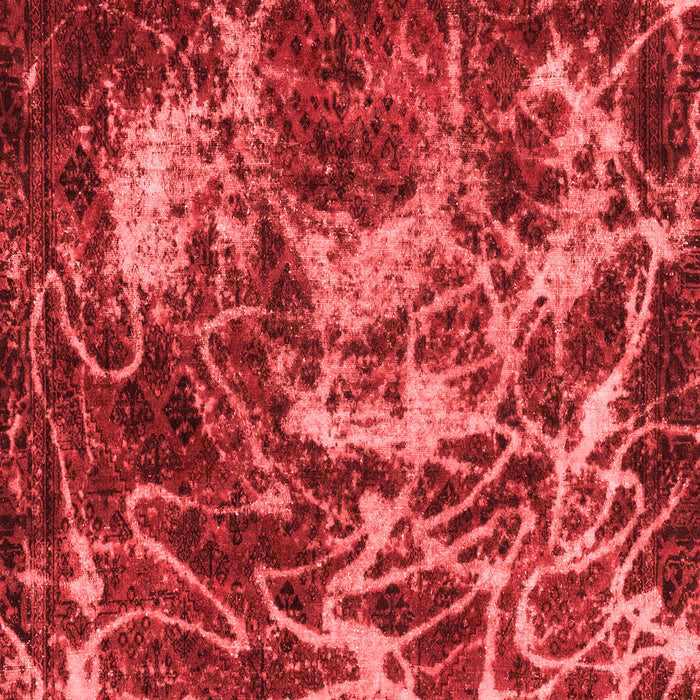 Machine Washable Abstract Red Modern Rug, wshabs3851red