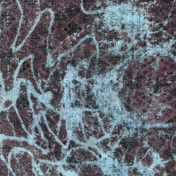 Abstract Light Blue Modern Rug, abs3851lblu