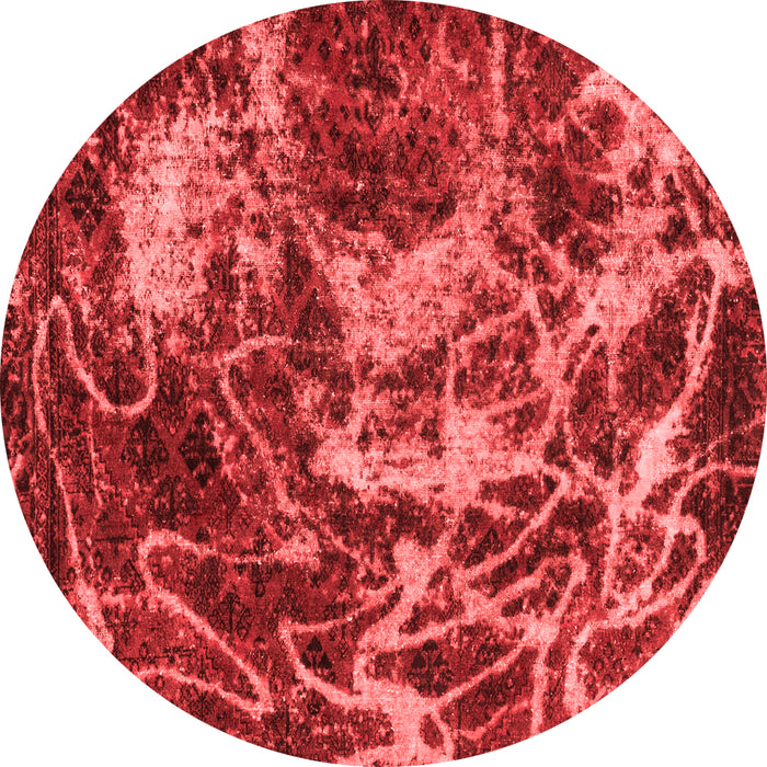 Machine Washable Abstract Red Modern Rug, wshabs3851red