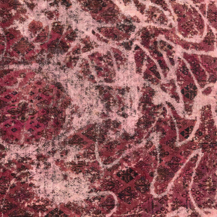 Machine Washable Abstract Red Rug, wshabs3851