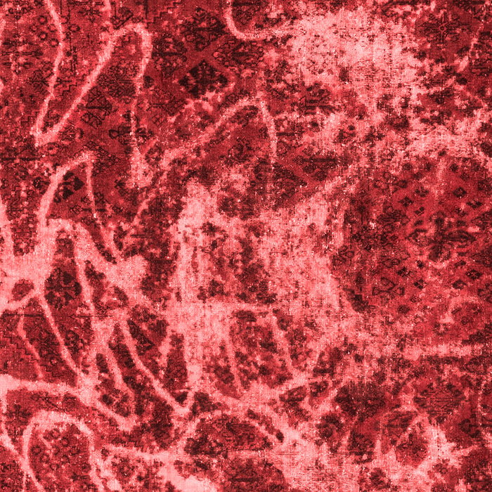 Machine Washable Abstract Red Modern Rug, wshabs3851red