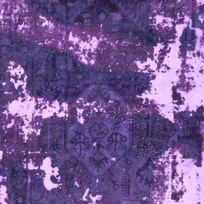 Machine Washable Abstract Purple Modern Area Rugs, wshabs3852pur
