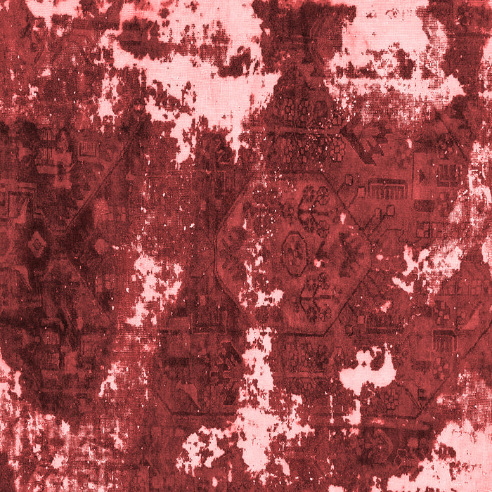 Machine Washable Abstract Red Modern Rug, wshabs3852red