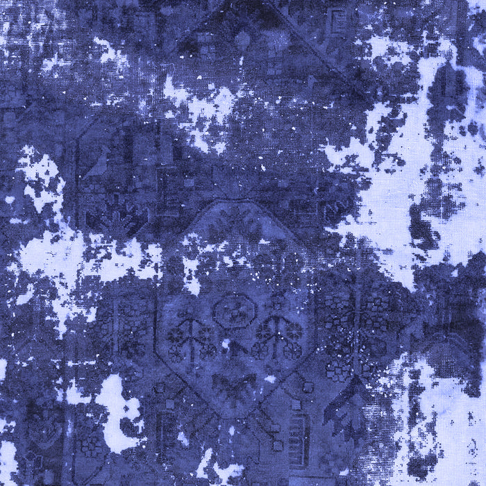 Abstract Blue Modern Rug, abs3852blu