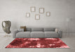 Modern Red Washable Rugs