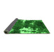 Sideview of Abstract Green Modern Rug, abs3852grn