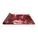 Abstract Red Modern Area Rugs