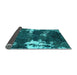 Sideview of Abstract Light Blue Modern Rug, abs3852lblu