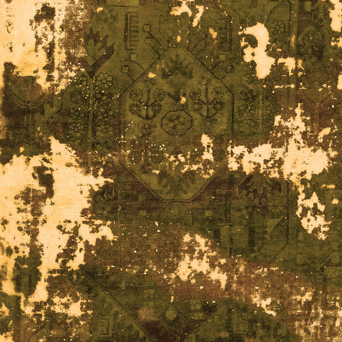 Abstract Orange Modern Rug, abs3852org