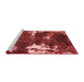 Modern Red Washable Rugs