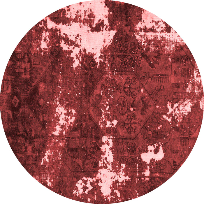 Machine Washable Abstract Red Modern Rug, wshabs3852red