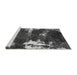 Sideview of Machine Washable Abstract Gray Modern Rug, wshabs3852gry